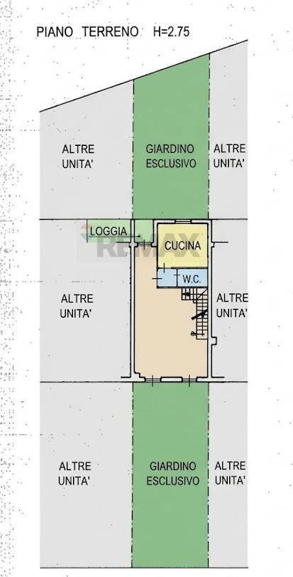 Pianta 2D - Villa a Schiera via perlasca/  via don monza
 
18, Bosisio Parini - planimetria 1