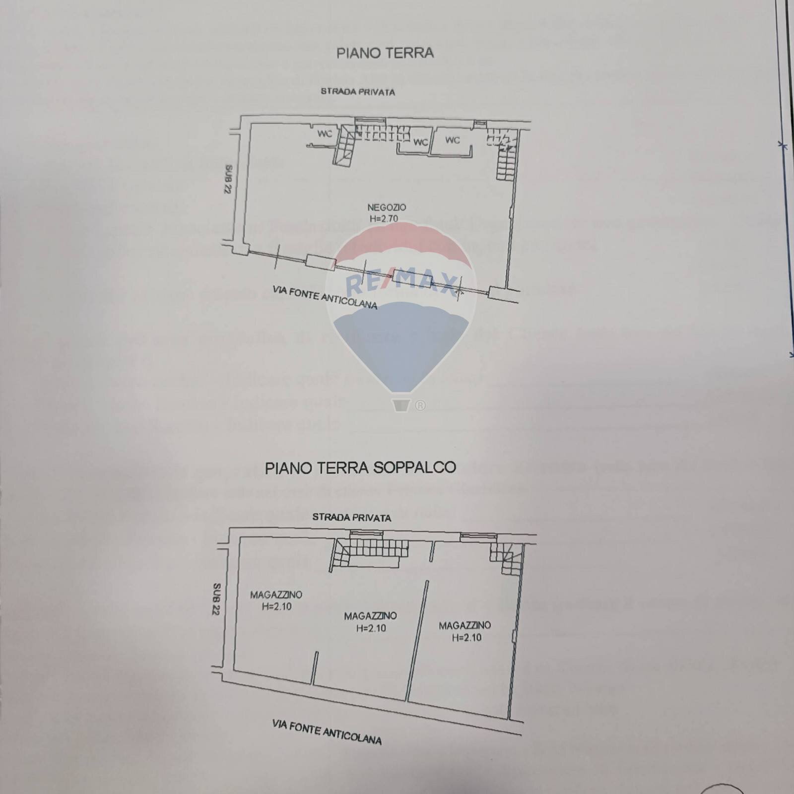 Pianta 2D - Locale Commerciale fonte anticolana
 
8, Fiuggi - planimetria 1