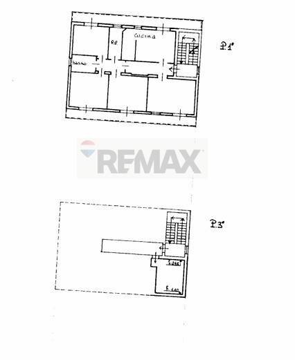 Pianta 2D - Quadrilocale Recanati - planimetria 1