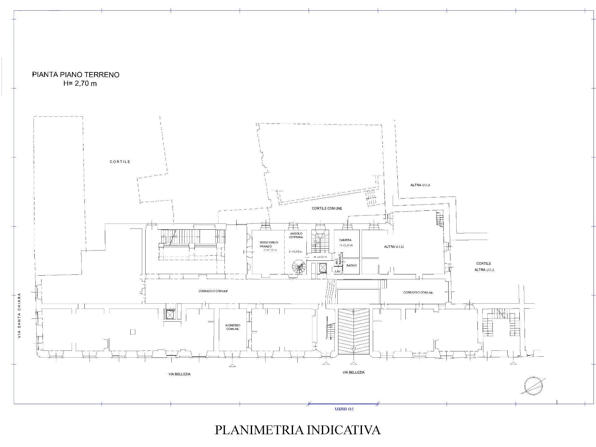 Foto 29 - Quadrilocale Via Bellezia, Torino - planimetria 1