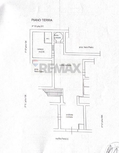 Pianta 2D - Monolocale Via Rio Persico
 
5, Carinola - planimetria 1