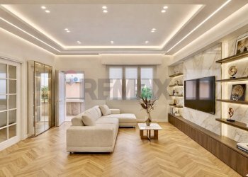 rendering zona living piano 1 - Villa Torquato Tasso
17, Sesto San Giovanni - photo 2