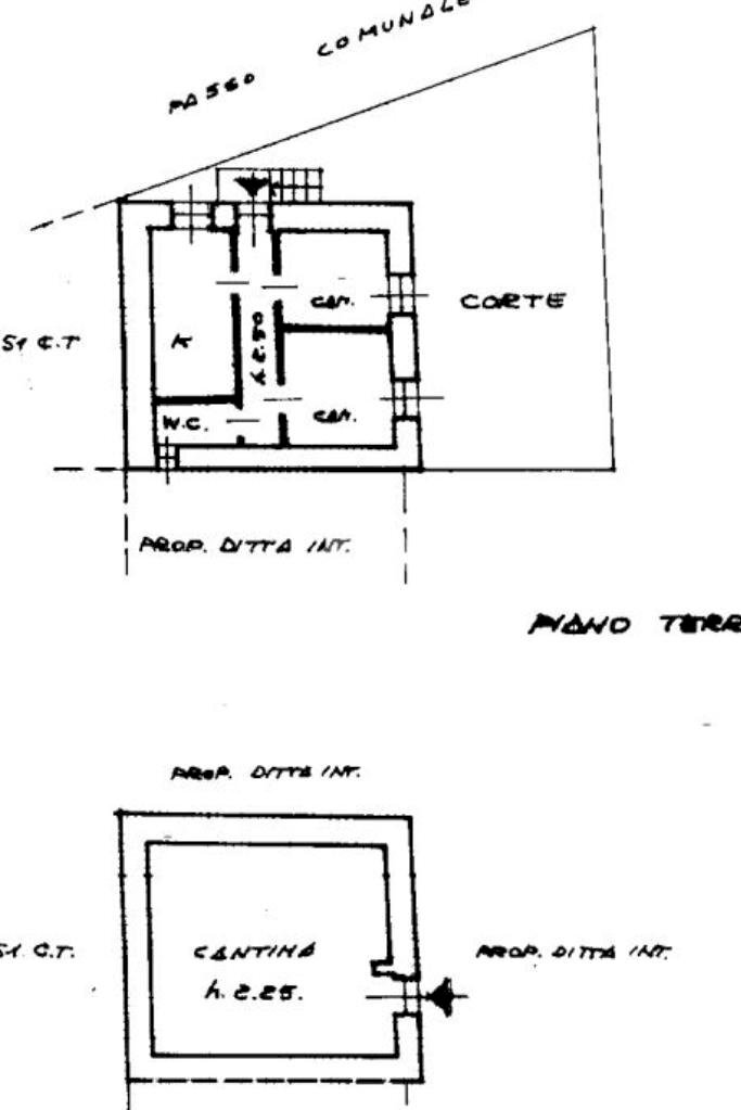 Casa semi indipendente Località Caserza, Valbrevenna - planimetria 1