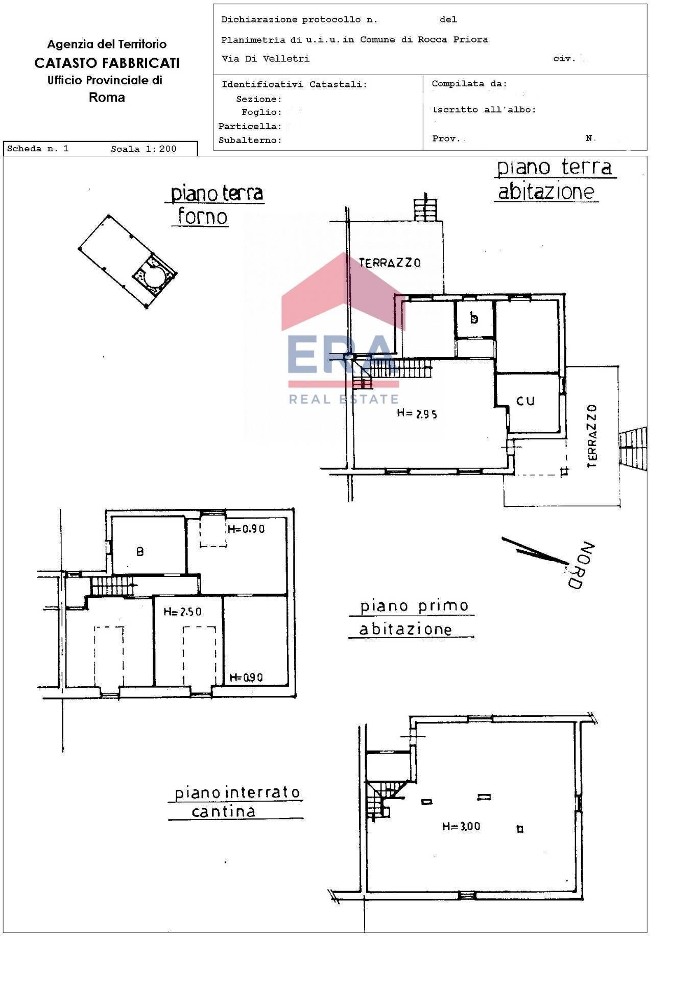 Foto 58 - Casa semi indipendente Via di Velletri, Rocca Priora - planimetria 1