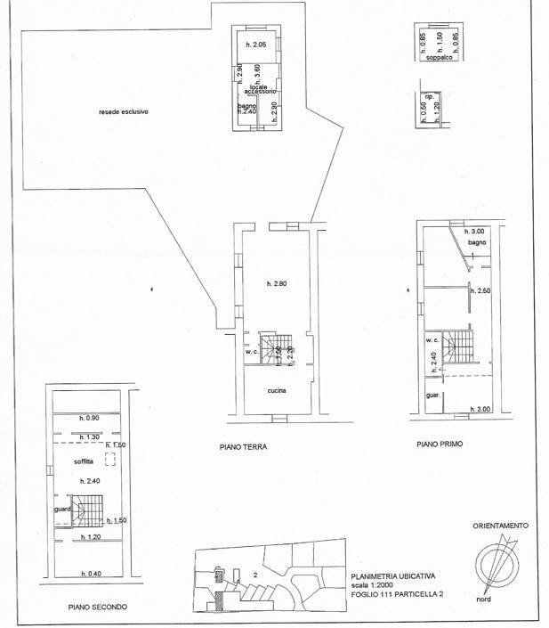 Foto 60 - Villa a Schiera strada del padule
 
204, Sovicille - planimetria 1
