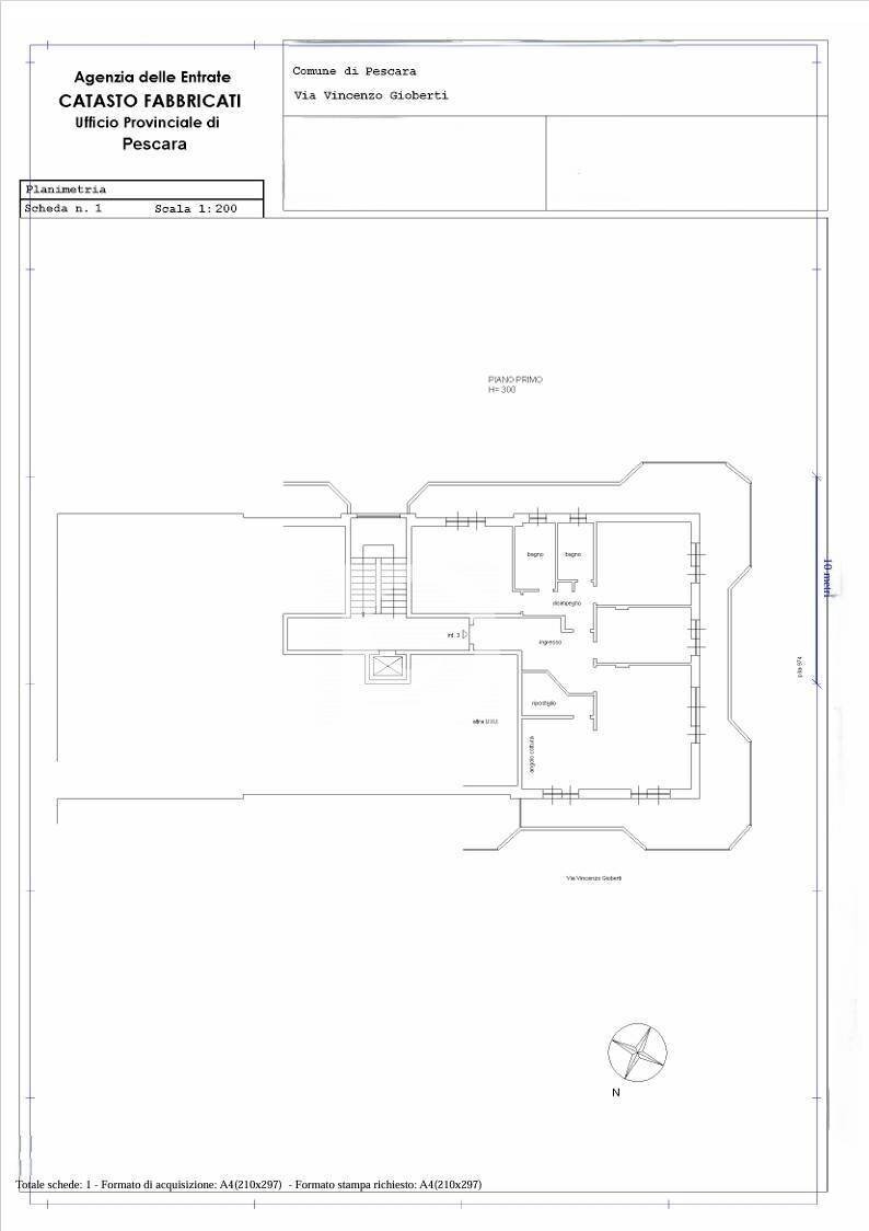 Foto 32 - Four-room apartment Via Gioberti, Pescara - floor plans 1