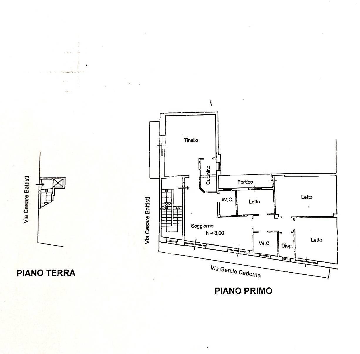 Foto 46 - Casa indipendente Via Battisti
 
1, Taviano - planimetria 1