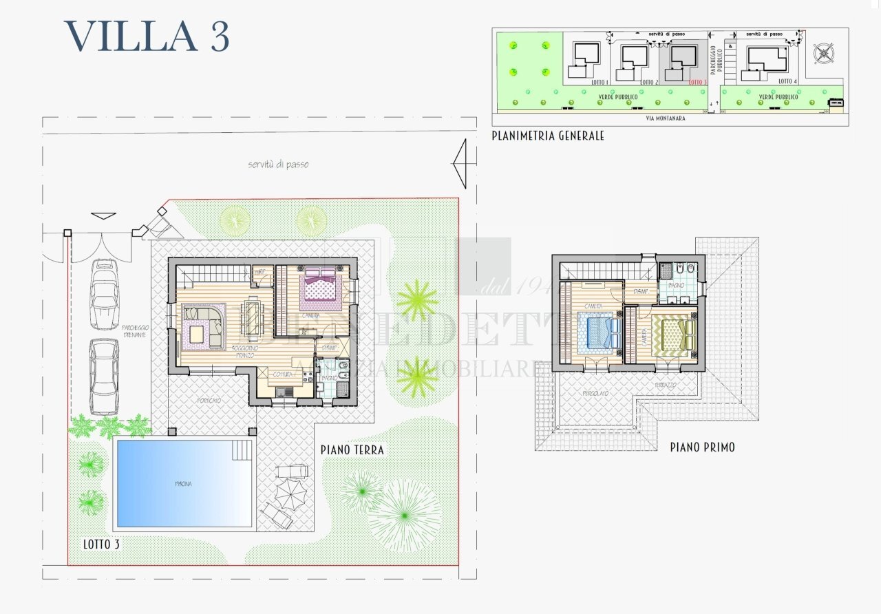 planimetria villa 3.jpg - Villa Via Montanara, Pietrasanta - floor plans 1