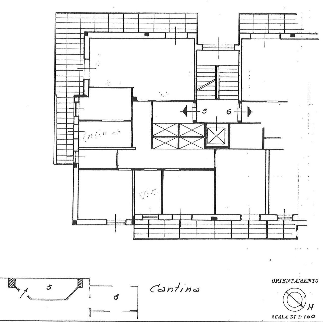 planimetria Canavari.jpg - Quadrilocale Via Mario Canavari 11, Roma - planimetria 1