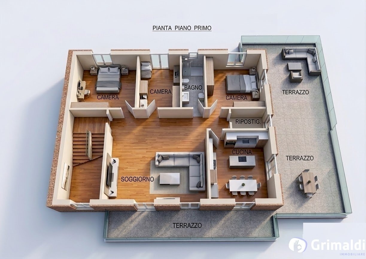 3d p1 (1).jpg - Independent house Via San Giorgio 13, Tricerro - photo 3