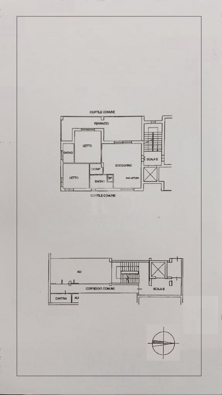 Planimetria - Bilocale VIA ANTONIO SMAREGLIA, 11, Milano - planimetria 1