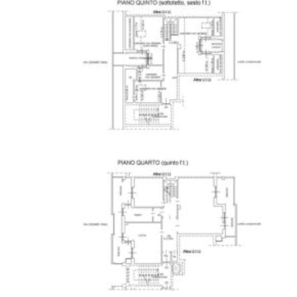 Attic Via Beppe Fenoglio, 24/a, Cuneo (neighborhood San Paolo) - floor plans 1