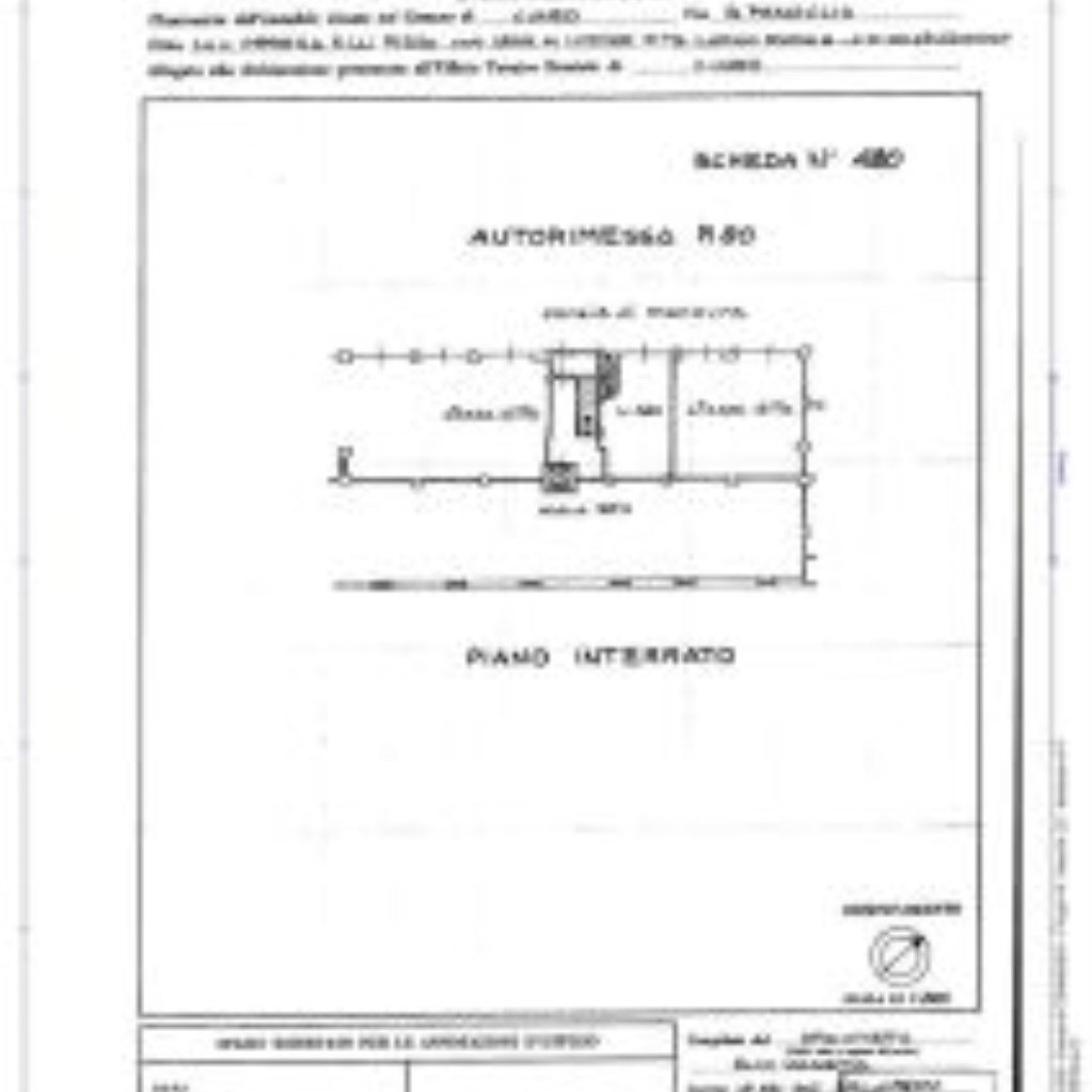 Attic Via Fenoglio, 22/b, Cuneo (neighborhood San Paolo) - floor plans 1