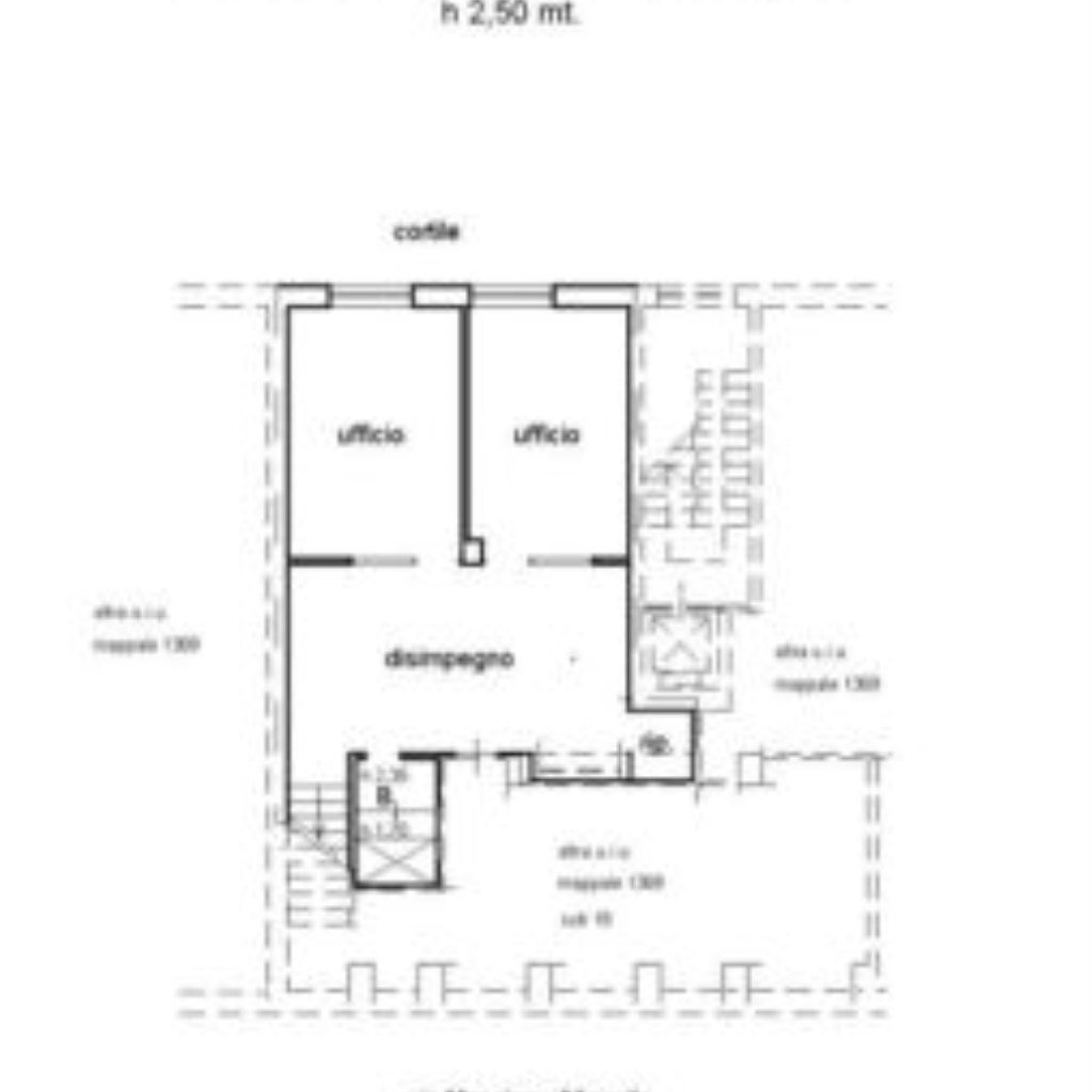 Office Via massimo d'azeglio, 13/b, Cuneo (neighborhood Centro) - floor plans 1