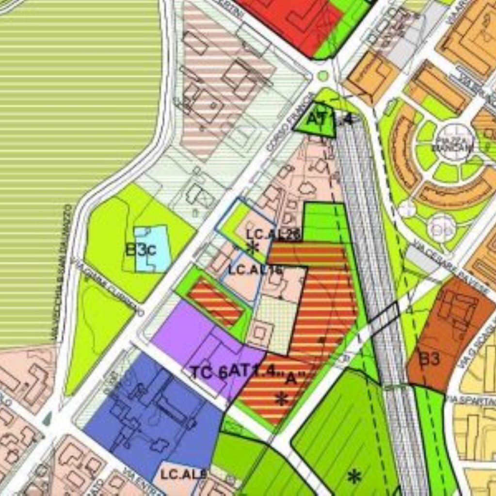 Terreno edificabile Corso francia, 56, Cuneo - planimetria 1