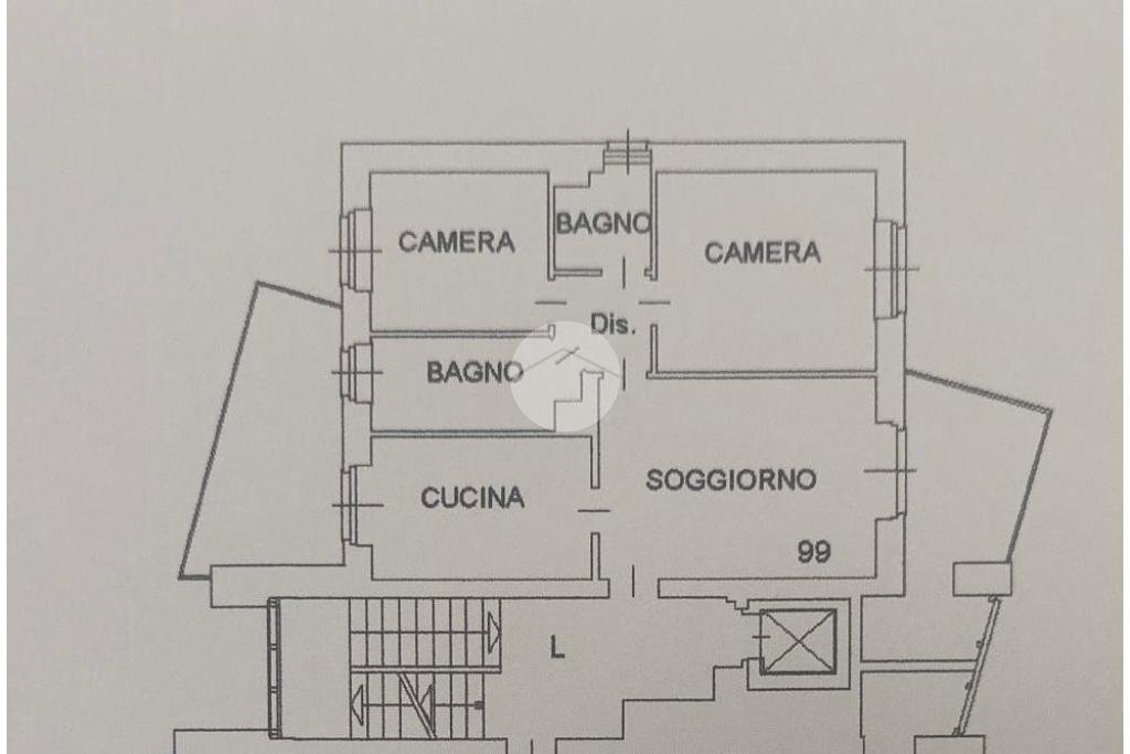 Quadrilocale Via Niccolò Tommaseo, Collegno - planimetria 1