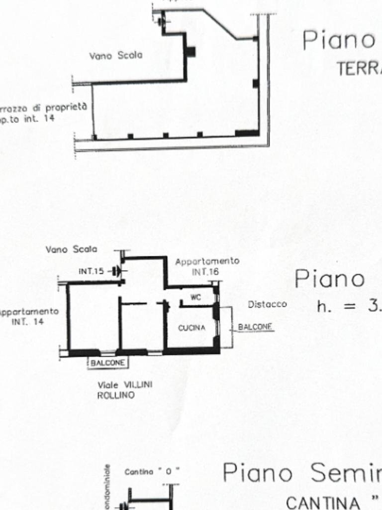 Trilocale Viale Villini Rollino, Genova (zona Sestri Ponente) - planimetria 1