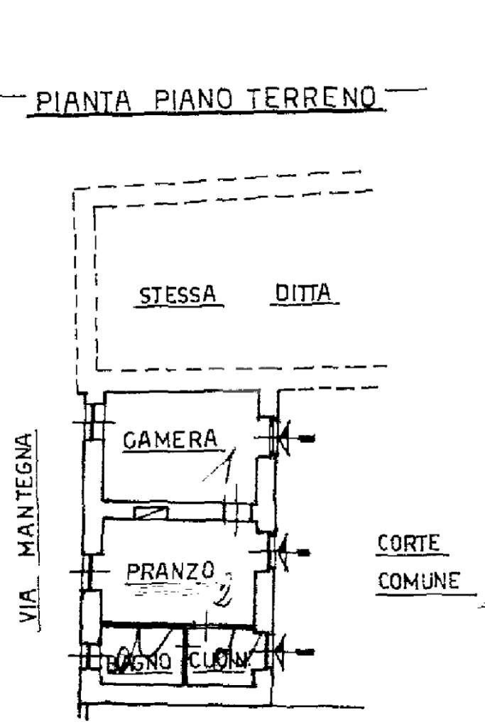 Casa semi indipendente Via Peschiera, Piossasco - planimetria 1