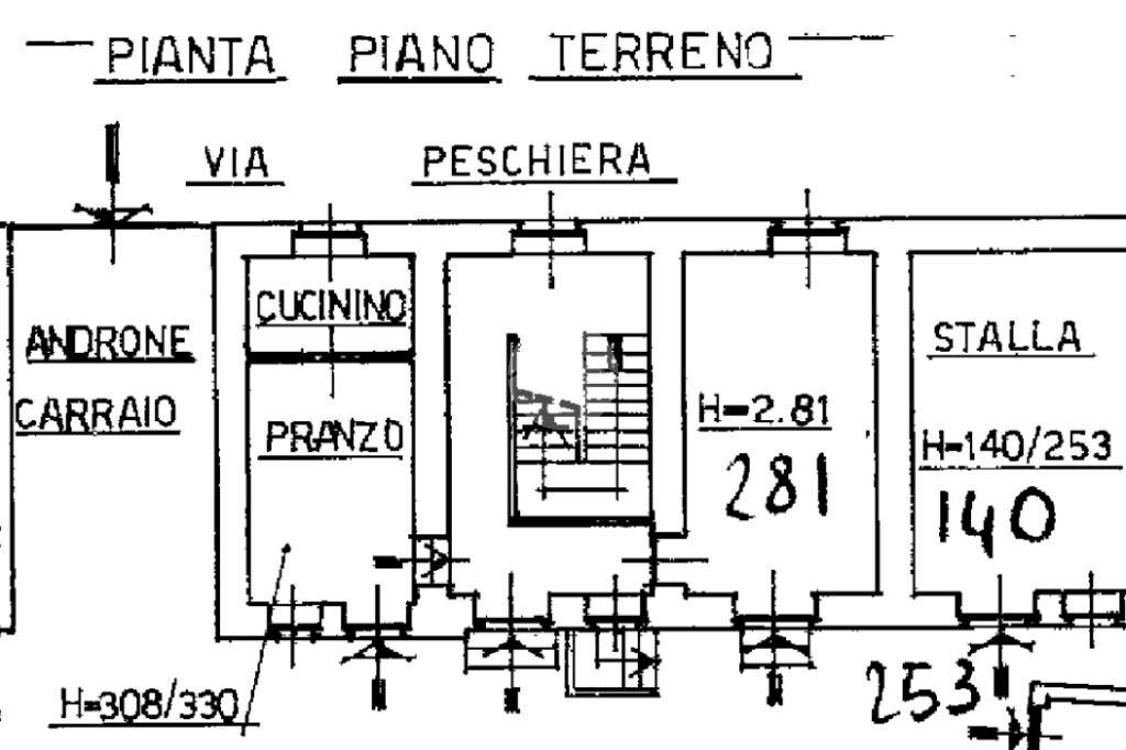 Casa semi indipendente Via Peschiera, Piossasco - planimetria 1