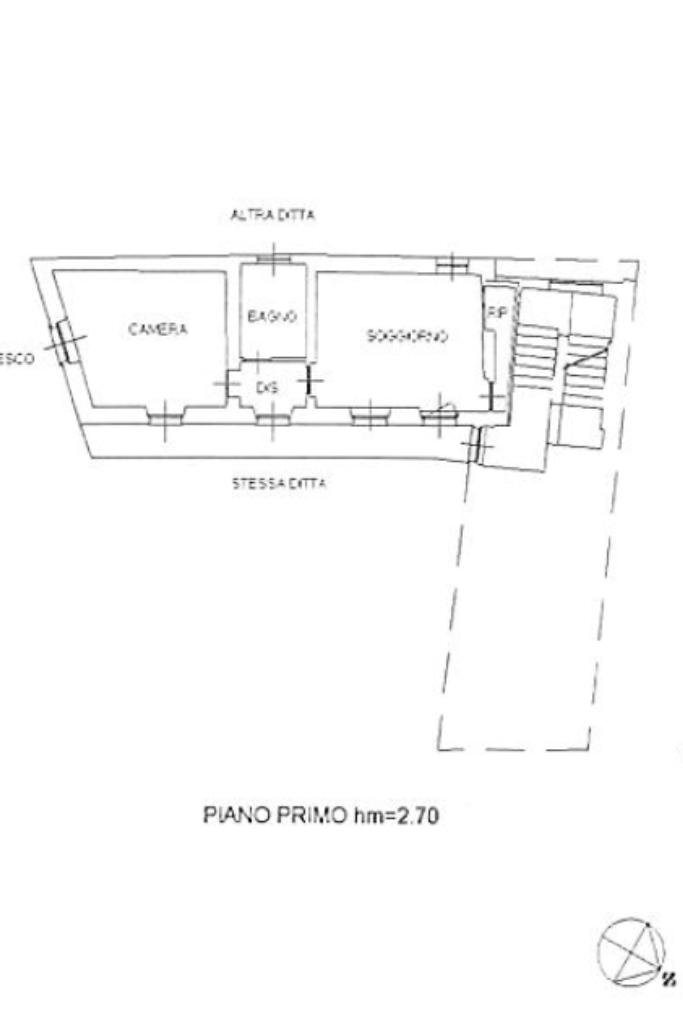 Bilocale Via marchini francesco, Giaveno - planimetria 1
