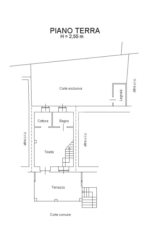 Semi-detached house Borgata Cordonatto, Villar Dora - floor plans 1