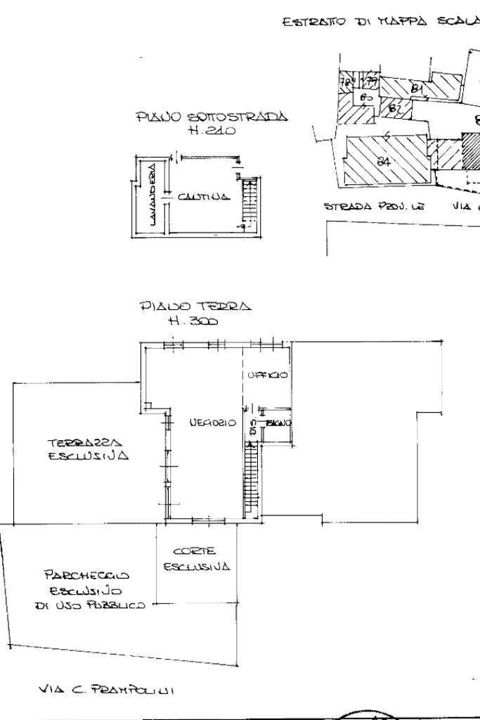 Trilocale Via C. Prampolini, Quattro Castella - planimetria 1