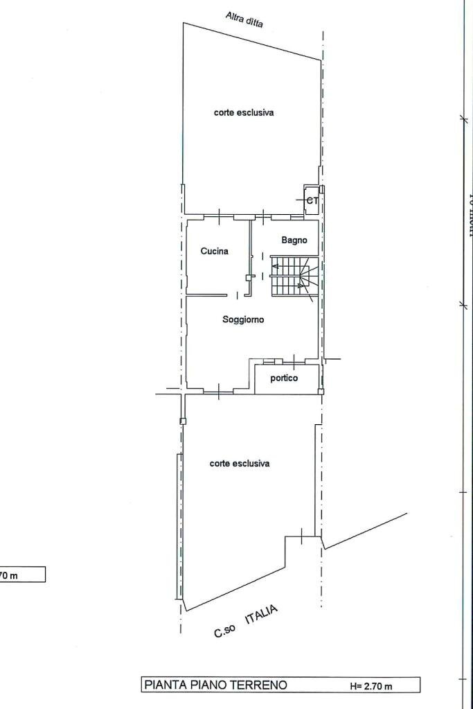 Villa a Schiera Corso italia, Robassomero - planimetria 1