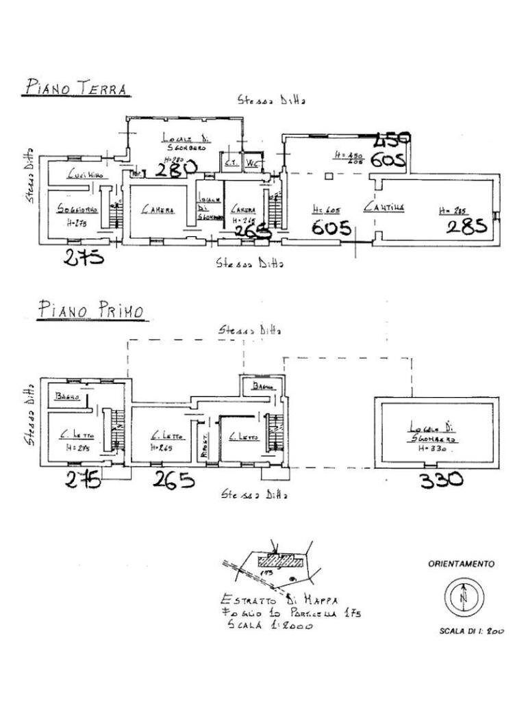 Casa indipendente Frazione Garbazzola, Calamandrana - planimetria 1
