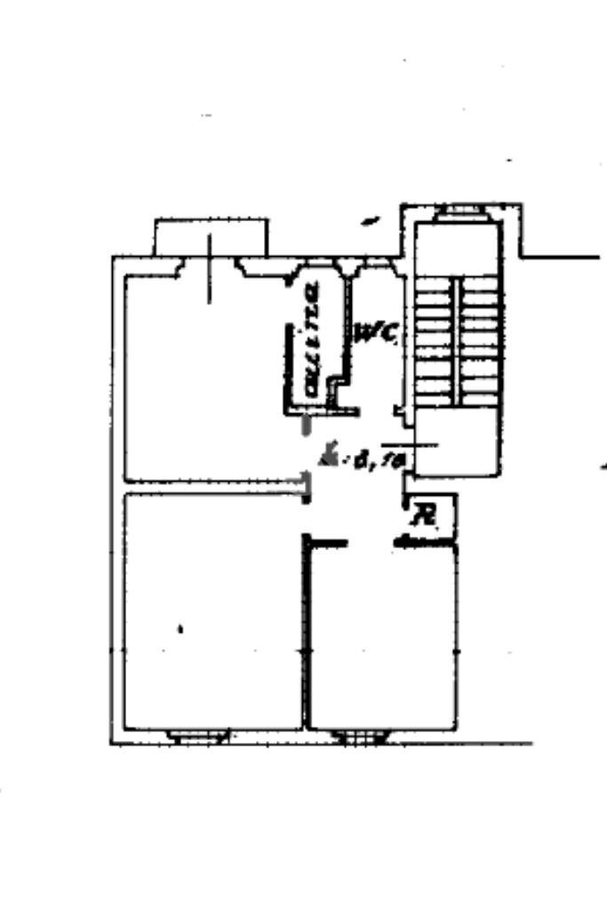 Three-room apartment Via Tommaso Gulli, Parma (neighborhood Oltretorrente) - floor plans 1