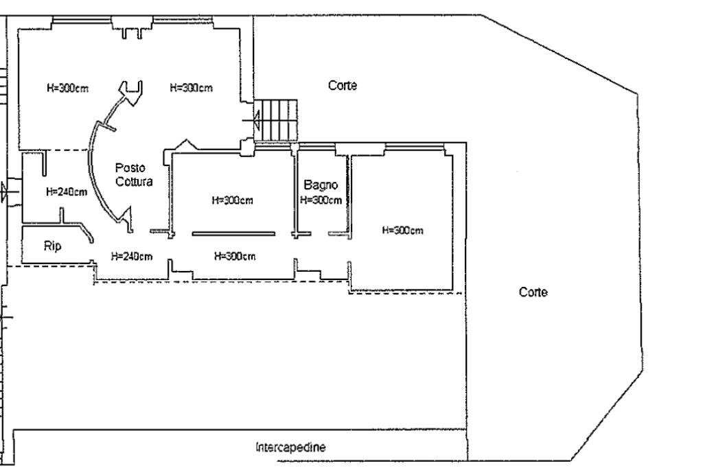Appartamento Via piaggio, Genova (zona Castelletto) - planimetria 1
