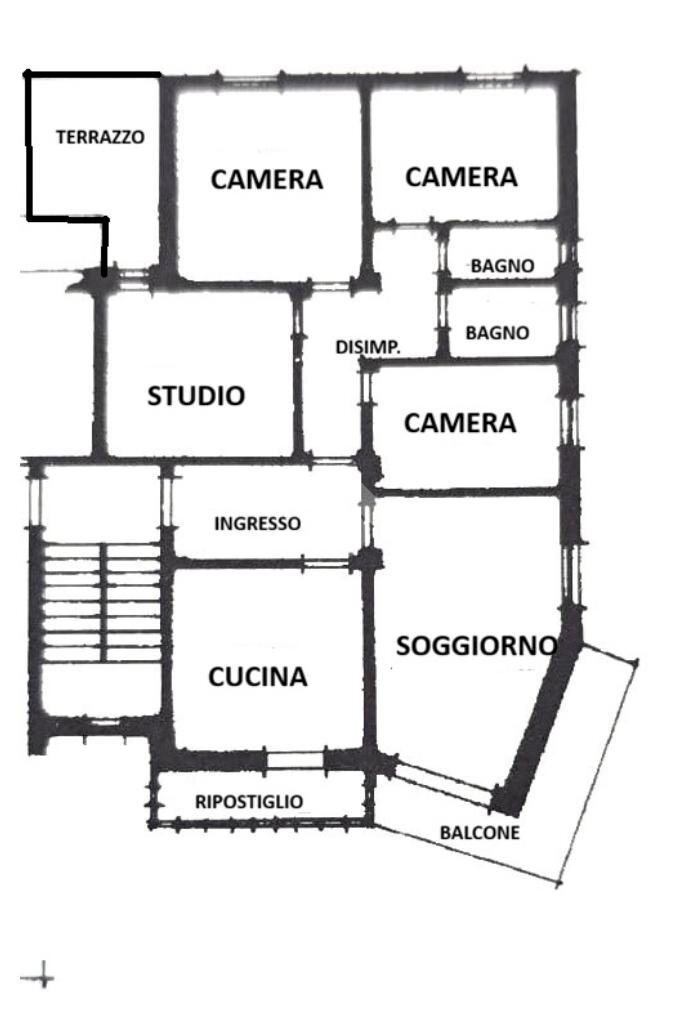 Apartment Via Chiesa di Sant'Egidio, hamlet Sant'egidio, Cesena - floor plans 1