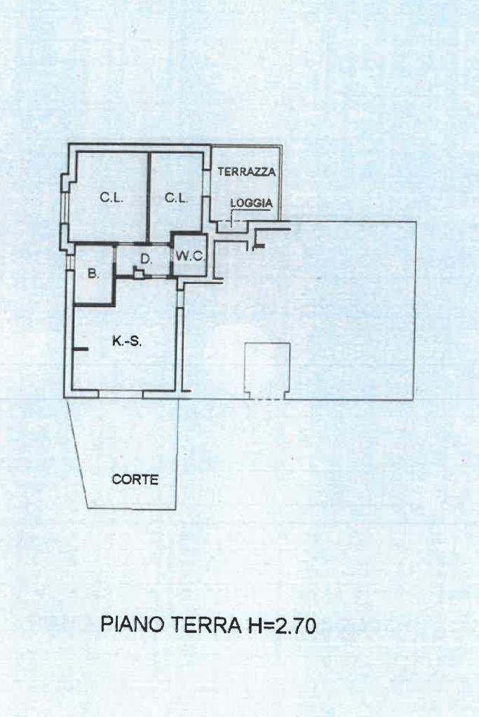 Trilocale Viale Giorgio Angelini, Rimini - planimetria 1