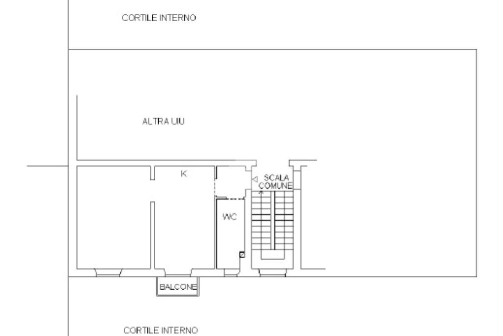 Bilocale Via Francesco Brioschi, Milano - planimetria 1