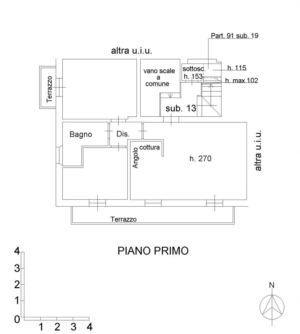 Foto 2 - Appartamento VIA TOGLIATTI
 
2, Calcinaia - planimetria 1