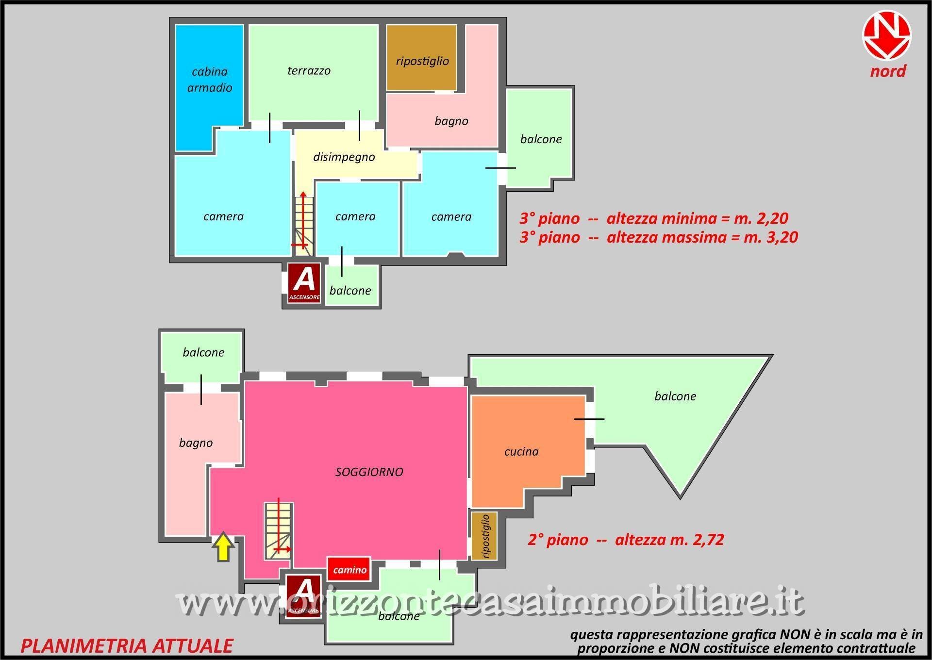 Foto 48 - Appartamento Acquasanta Terme - planimetria 1