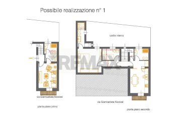 Pianta 2D - Quadrilocale via Giovan Battista Nicolosi
 
209, Paterno - foto 1