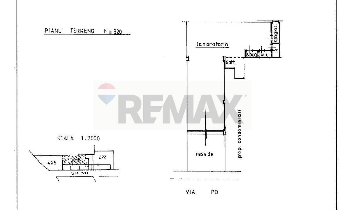 Pianta 2D - Laboratory Via Po
 
33, Montevarchi - floor plans 1