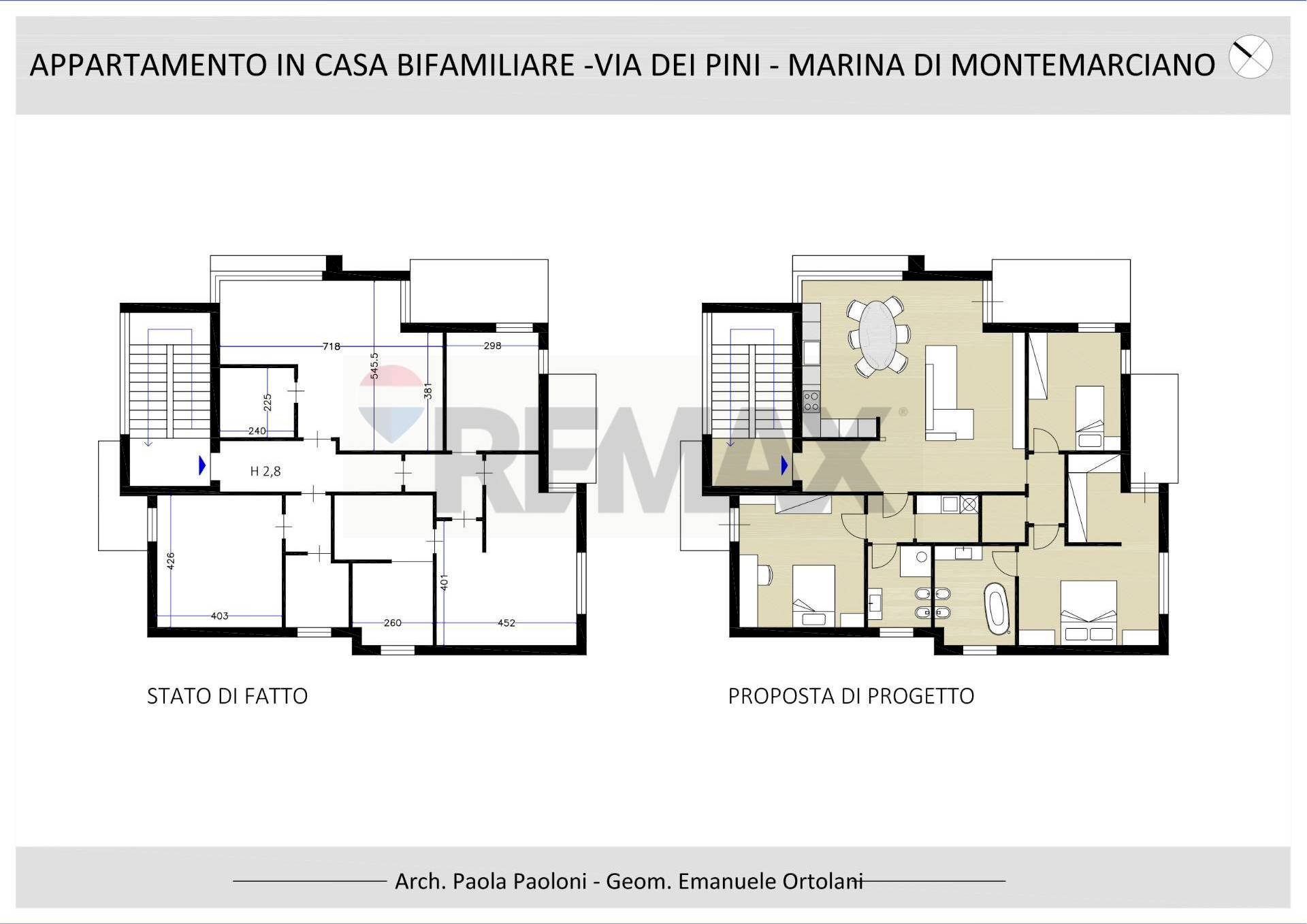 Pianta 2D - Casa semi indipendente via dei pini
 
14, Montemarciano - planimetria 1