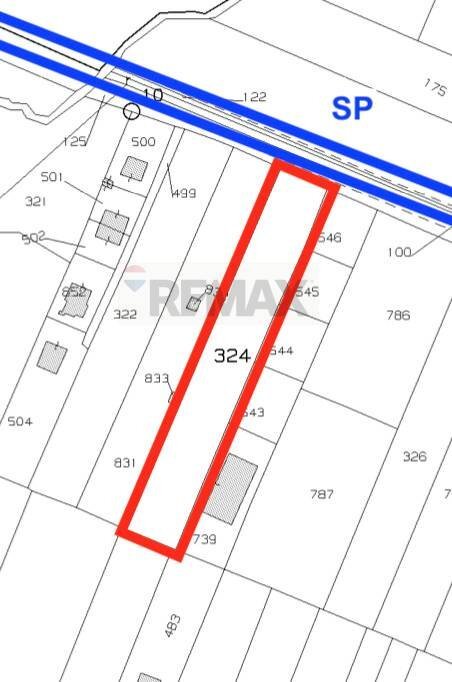 Pianta 2D - Terreno agricolo sp 23b, Nettuno - planimetria 1