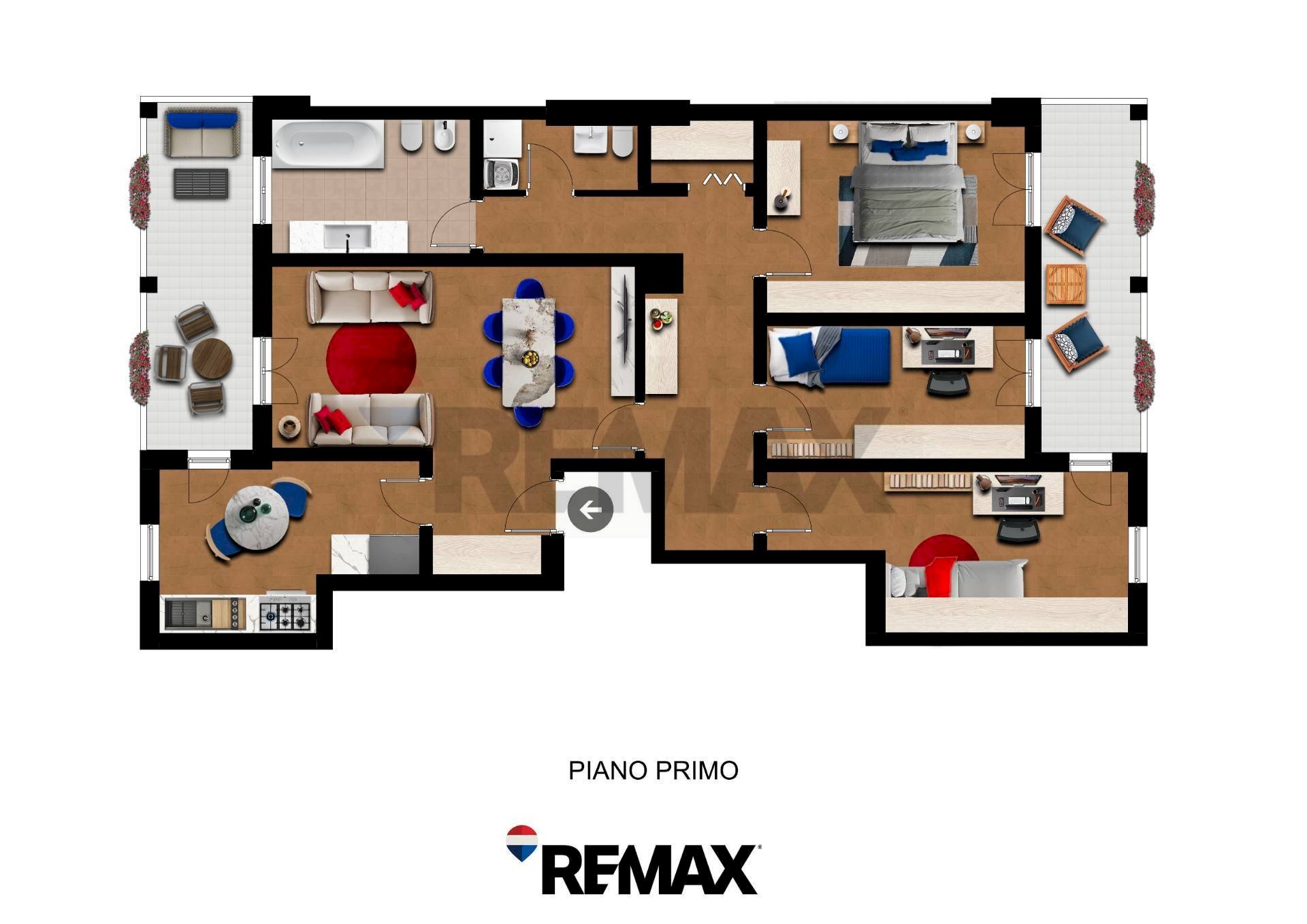 Pianta 2D - Four-room apartment PIAZZA MADONNA DELLE NEVI
 
17, Seriate - floor plans 1