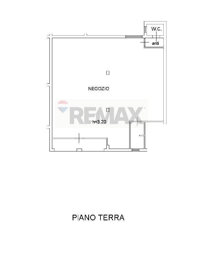 Pianta 2D - Attività Commerciale Via San Giovanni Bosco
 
14, Casaleone - planimetria 1