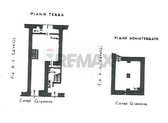 Pianta 2D - Locale Commerciale Corso Pietro Giannone
 
190, Foggia - planimetria 1