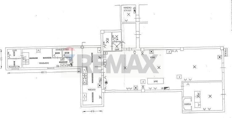 Pianta 2D - Commercial Activity Bagni di Lucca - floor plans 1