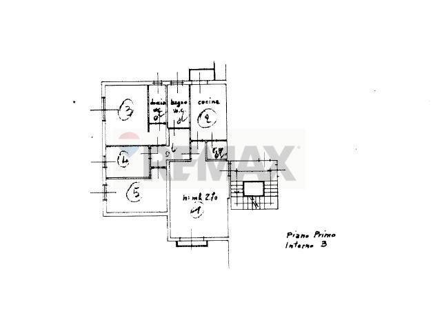 Pianta 2D - Appartamento Borgo a Mozzano - planimetria 1