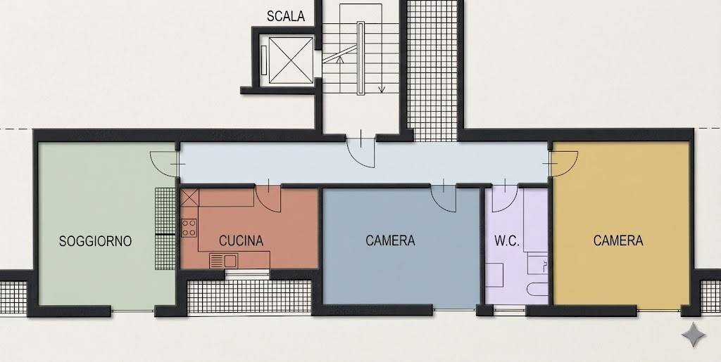 Foto 2 - Trilocale via De Amicis
49, Concorezzo - foto 2