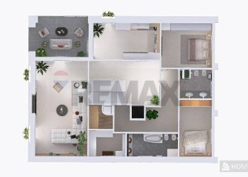 Pianta 3D - Villa Via Roncaccio
 
4, Laveno-Mombello - foto 59