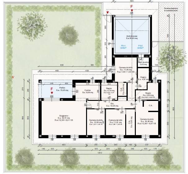 Foto 5 - Villa via solimei, Castelfranco Emilia - planimetria 1