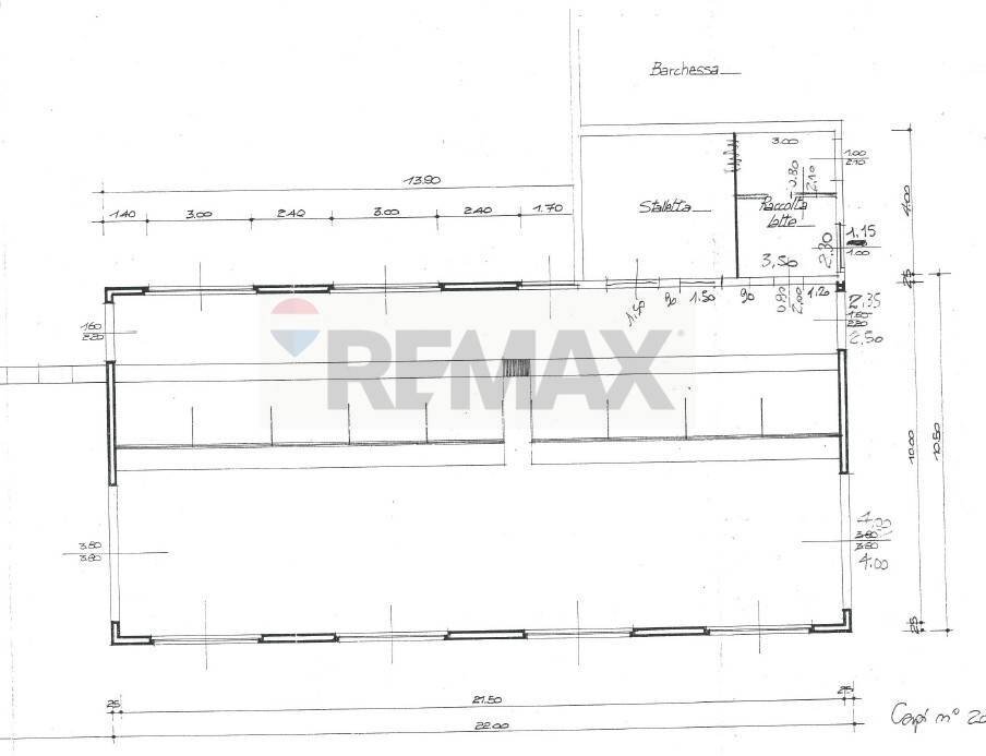 Pianta 2D - Rustico via san genesio, San Secondo Parmense - planimetria 1