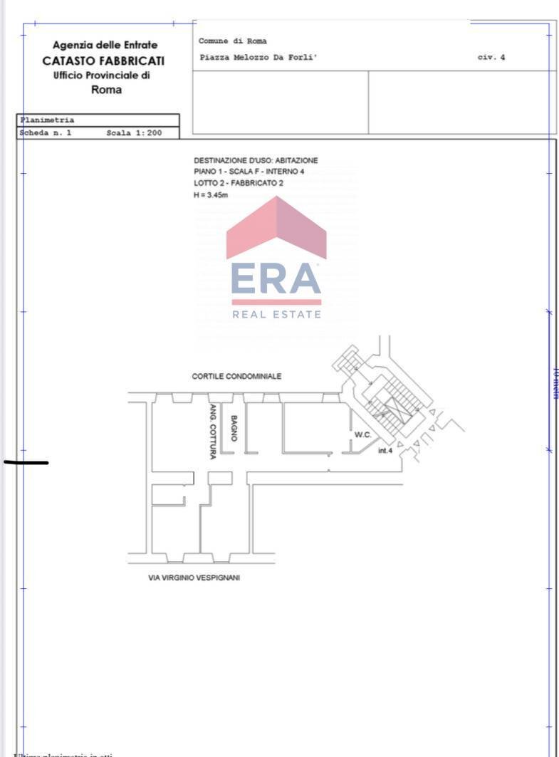 Foto 16 - Appartamento Piazza Melozzo Da Forli', Roma - planimetria 1