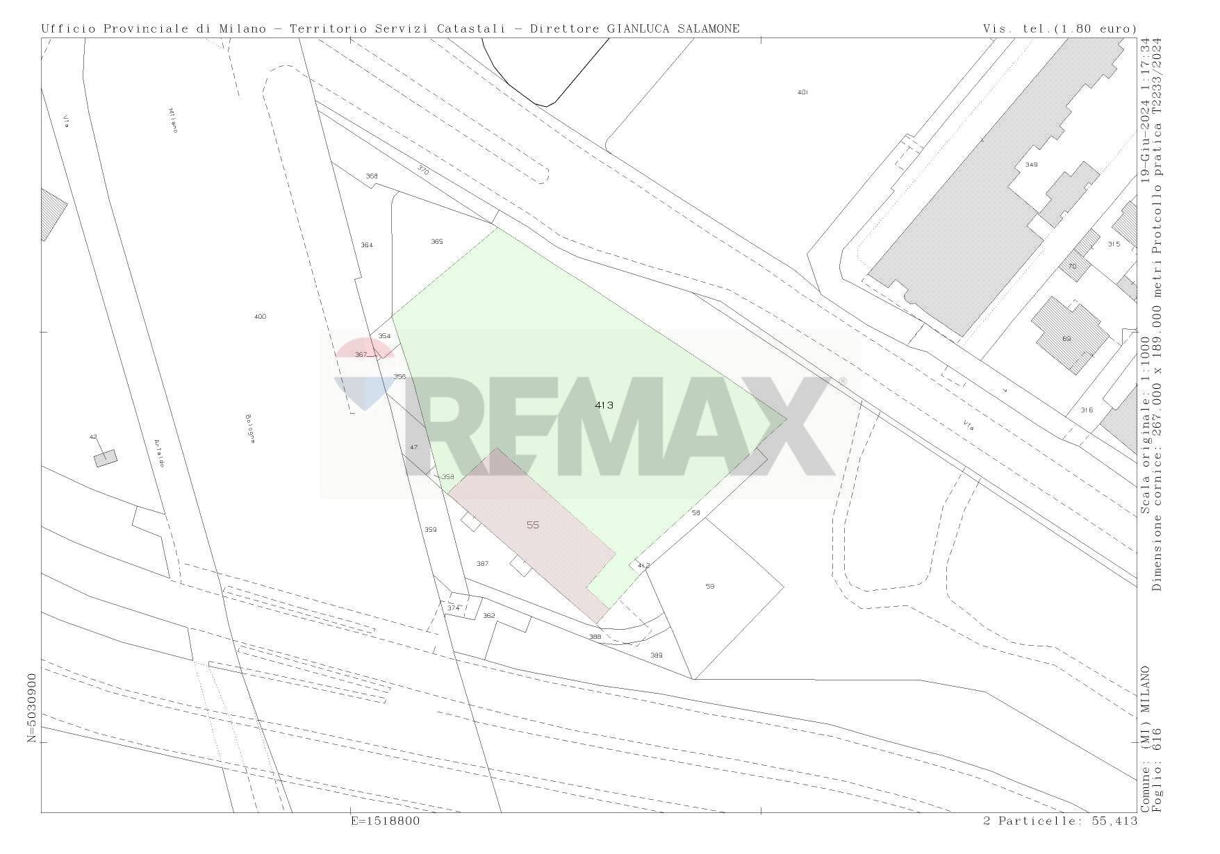 Pianta 2D - Terreno edificabile Via Rogoredo
 
16, Milano - planimetria 1